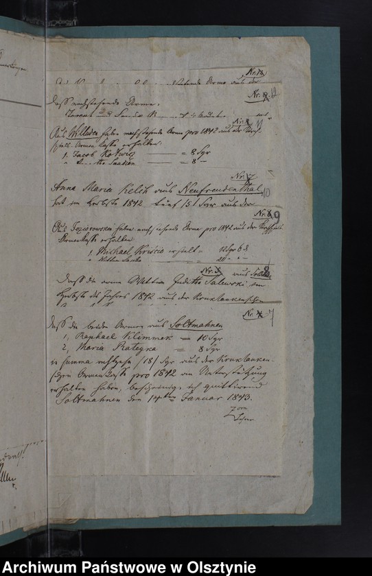 image.from.unit.number "Armen Kassen Rechnung des Kirchspiels Kruklanken"