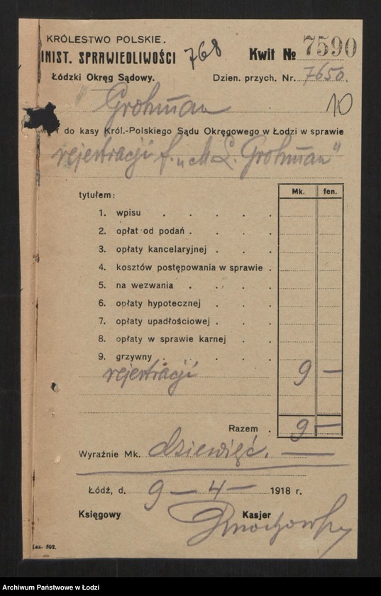 Obraz 12 z jednostki "M. L. Grohmann - skład farb i chemikaliów"