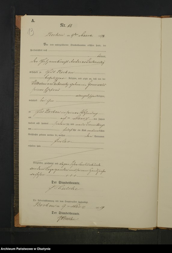 Obraz 15 z jednostki "Geburts-Neben-Register Nr 1 - 39"