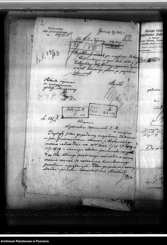 Obraz 6 z jednostki "/Nadzór nad gospodarką leśną/ majętności Zakrzewo powiecie gnieźnieńskim"