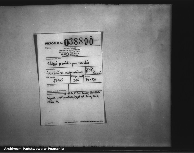 Obraz 2 z jednostki "Inscriptiones, resignationes [protocollon]"