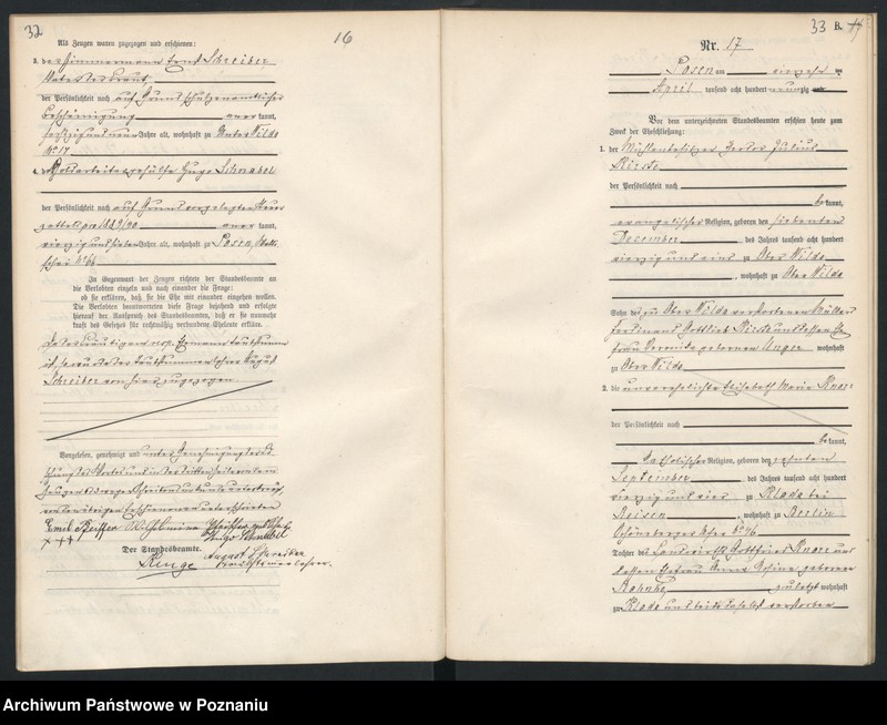 Obraz 19 z jednostki "Księga małżeństw"