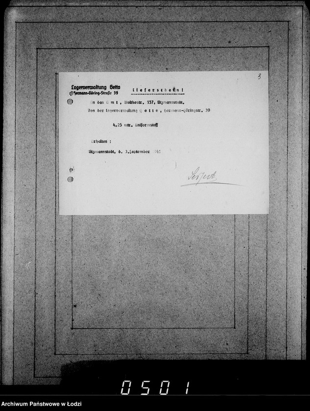 Obraz 7 z jednostki "[Korespondencja, rachunki i zamówienia instytucji i firm]"