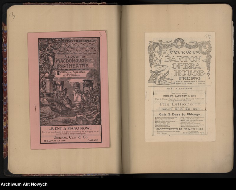 image.from.unit.number "Amérigue (Programy koncertów w czasie tourneé w Stanach Zjednoczonych i Australii)"
