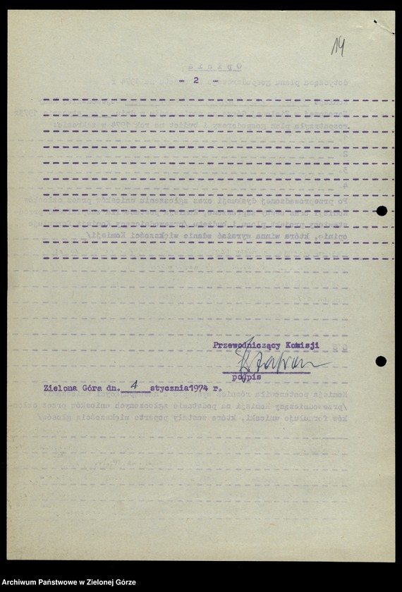 image.from.unit.number "Protokóły z posiedzeń Komisji Wychowania, Oświaty i Kultury Wojewódzkiej Rady Narodowej w Zielonej Górze; Nr 1 - 6"