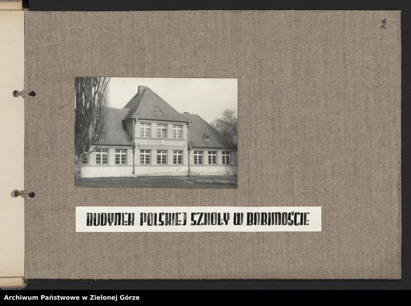 Obraz 9 z jednostki "Państwowa Szkoła Architektury w Gorzowie Wlkp.- album o Ziemi Babimojskiej"