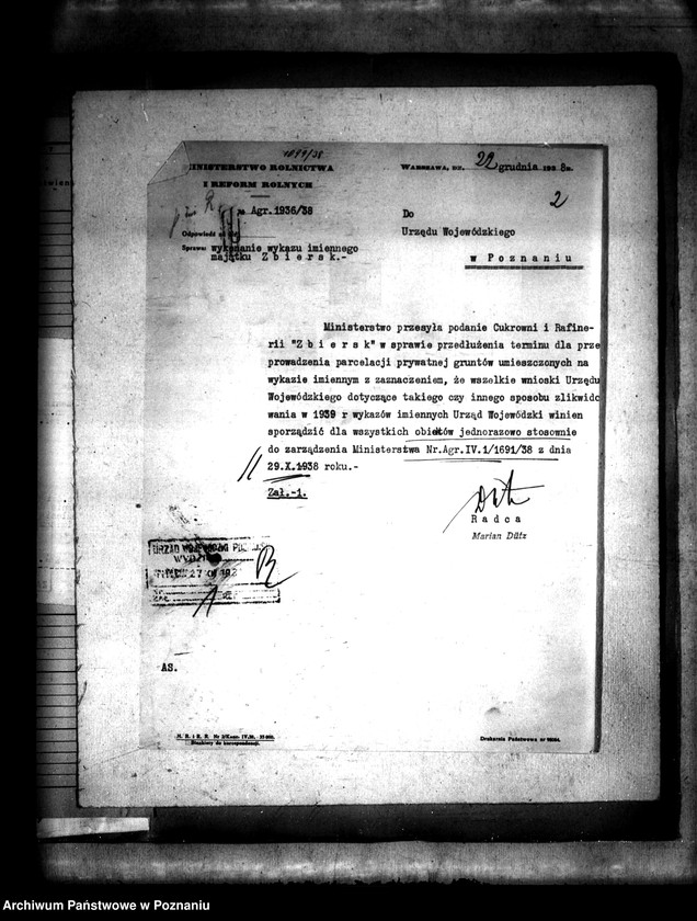 Obraz 6 z jednostki "Majątek Zbiersk powiaty kaliski i koniński przymusowy wykup"