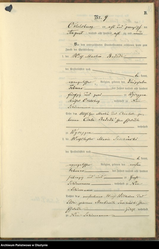 image.from.unit.number "Heiraths-Haupt-Register Nr 1 - 14"