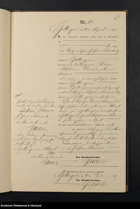 image.from.unit.number "Sterbe-Neben-Register Nr 1 - 37"