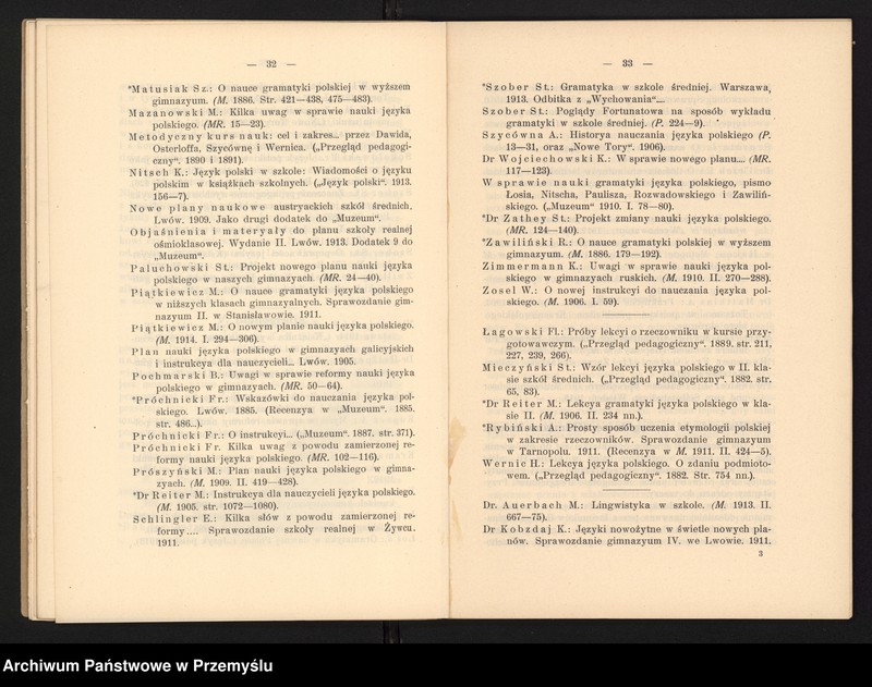 image.from.unit.number "IX Sprawozdanie Dyrekcji C.K. Gimnazjum V. w Krakowie za rok szkolny 1914/15"