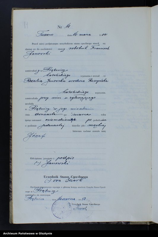 image.from.unit.number "Ksiega urodzeń Nr 1 - 50,1 - 43,1 - 54,1 - 49 /brak 1884,i 1 - 51 /przepisana w języku polskim z oryginału niemieckiego w dniach 10.06.- 24.06.1950/"