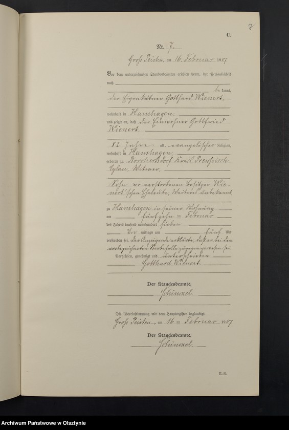 image.from.unit.number "Sterbe-Neben-Register Nr 1 - 29"