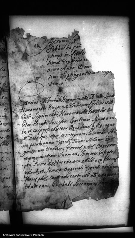 Obraz 7 z jednostki "Inscriptiones, resignationes [protocollon]"