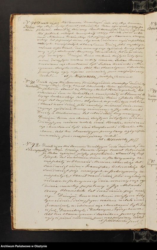 image.from.unit.number "Duplikat Skaładający się z 3-ech Oddziałow z Akt Urodzeń, d-o Zaslubień, d-o Zejscia Parafii Janowieckiej przeznaczony do zapisywania Akt wspomnianych na rok 1840"