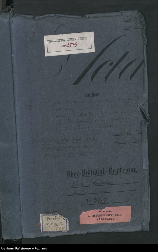 Obraz 2 z jednostki "Der Uebertritt polnischer und diesseitiger Untertanen auf preussisches und jenseitiges Gebiet während der polnischen Insurrektion und die dagegen getroffenen Massnahmen."