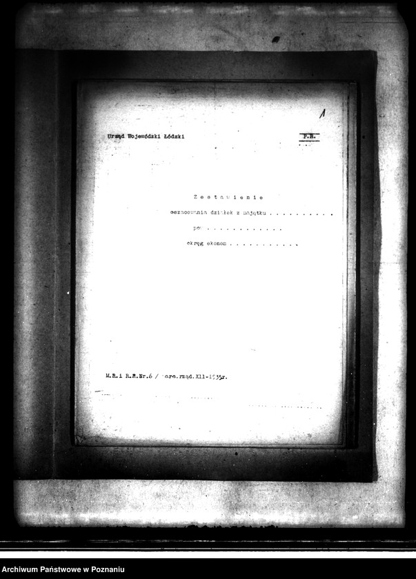 Obraz 5 z jednostki "/Zestawienie oszacowania działek parcelowanego majątku Kopojno"