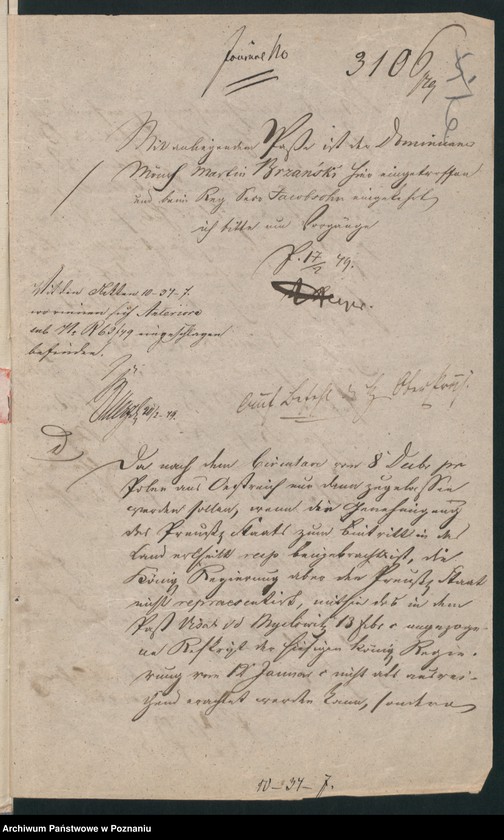 Obraz 10 z jednostki "A. betr. Martin Brzanski, Dominikanermönch aus Krakau"