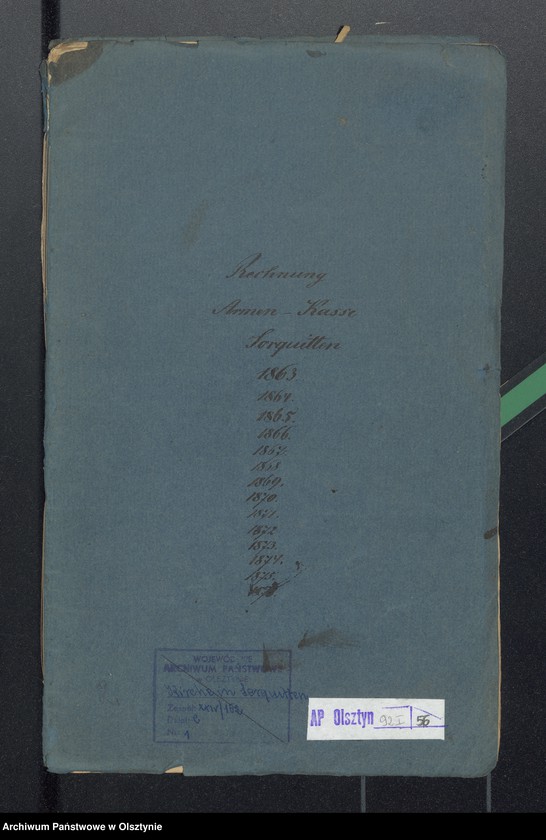 image.from.unit.number "Rechnung Armen Kasse Sorquitten"