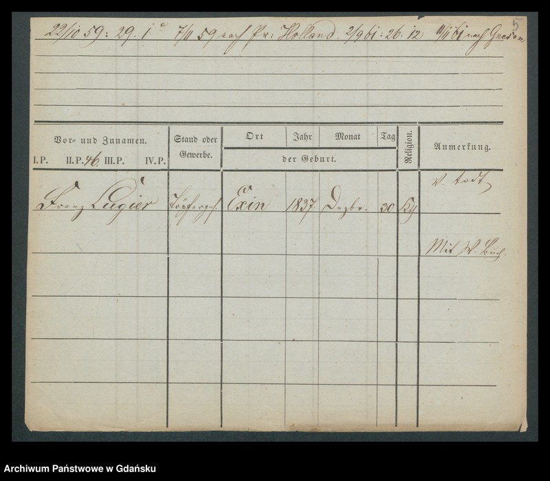 image.from.unit.number "Karty meldunkowe: Lugan - Lunk"