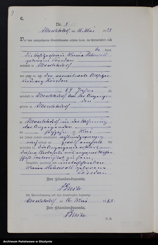 image.from.unit.number "Sterbe-Neben-Register Nr 1 - 15 [ Księga zgonów - wtóropis ]"