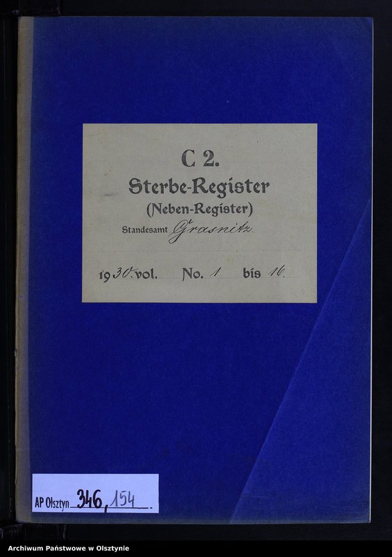 image.from.unit.number "Sterbe-Neben-Register Nr 1 - 16"