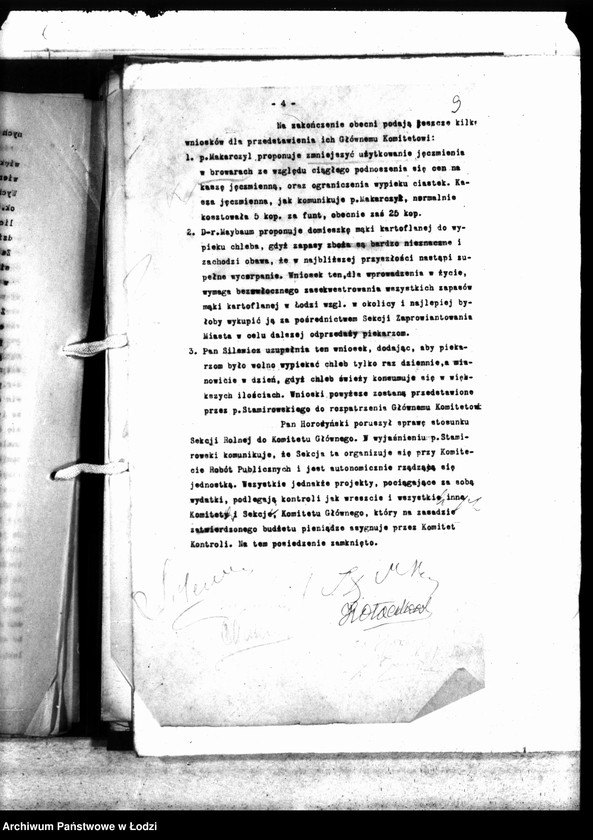 Obraz 15 z jednostki "Protokoły [z posiedzeń Komitetu Robót Publicznych, Komisji Wykonawczej przy Sekcji Rolnej, Zebrania Międzywydziałowe oraz Sekcji Rolnej]"