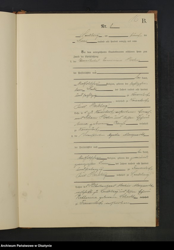image.from.unit.number "Heiraths-Neben-Register Nr 1 - 22"