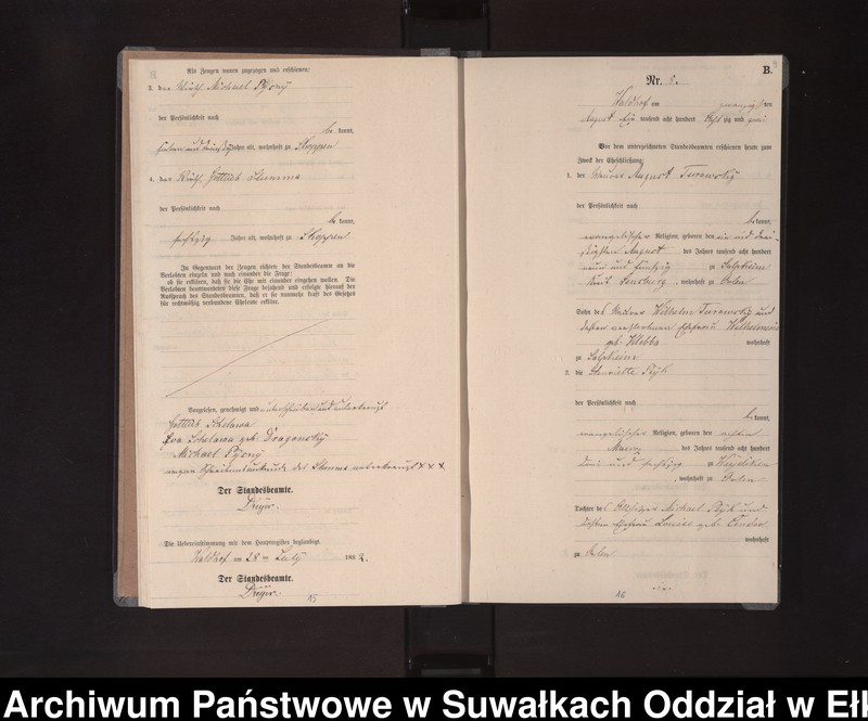 image.from.unit.number "Heiraths-Neben-Register des Königlich Preussischen Standes-Amtes Orlen Kreis Loetzen"