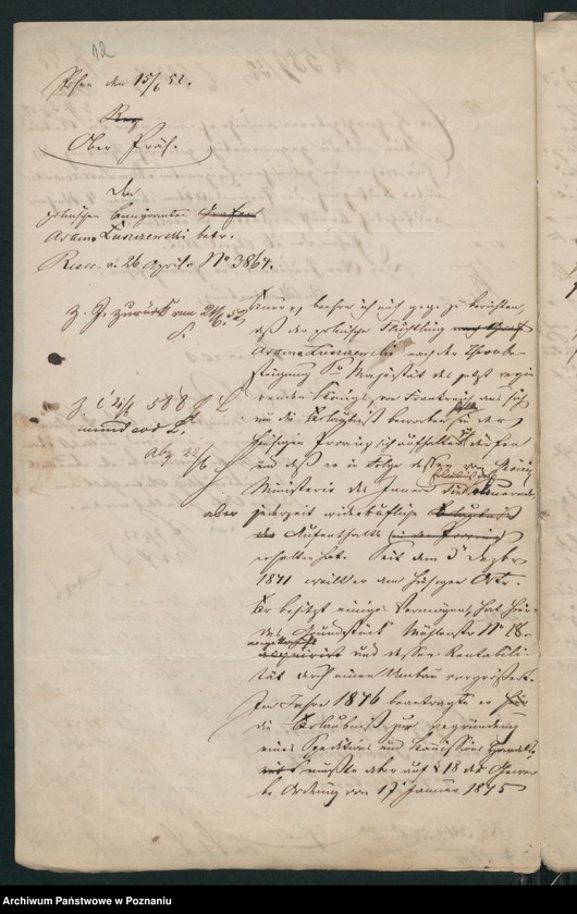 Obraz 15 z jednostki "A. betr. Adam von Łuszczewski"