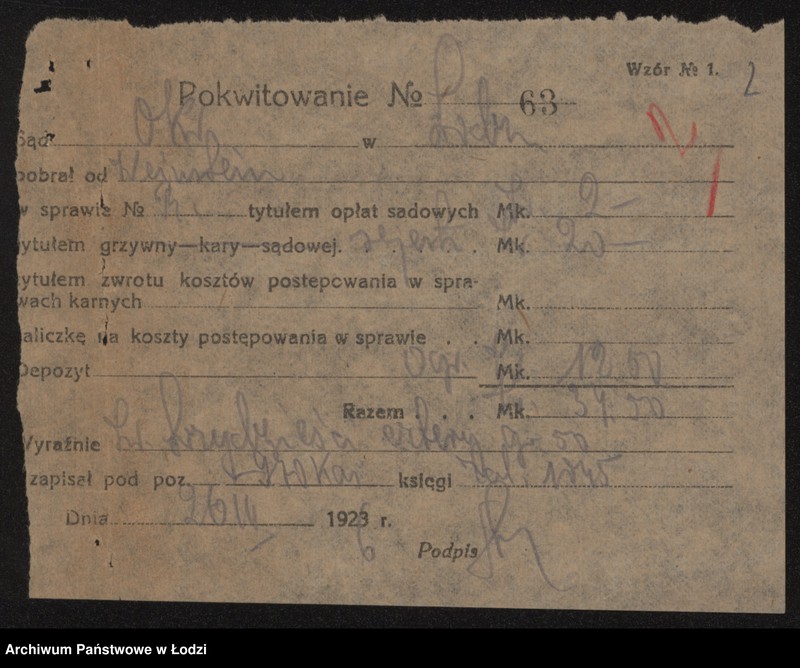 Obraz 4 z jednostki "Icek Wojnsztajn – sprzedaż odpadków wełny"