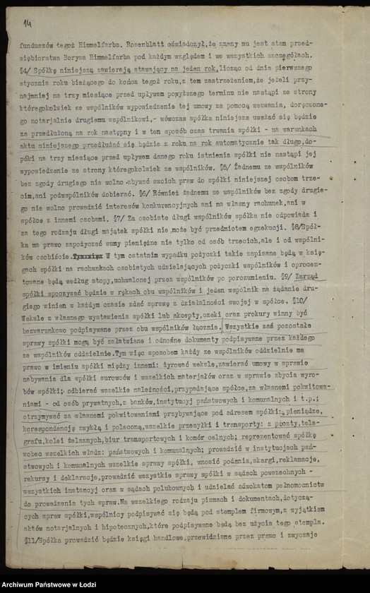 Obraz 16 z jednostki "Boris Izak Himmelfarb – agentury i zastępstwa"