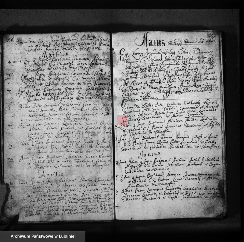 Obraz 16 z jednostki "Liber baptisatorum"