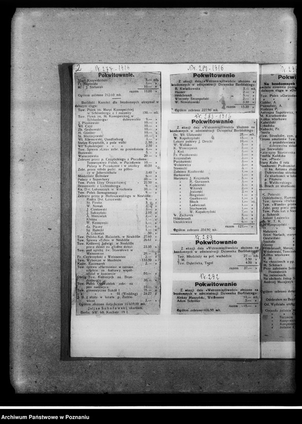 Obraz 6 z jednostki "Podziękowania w prasie za dary pieniężne dla bezdomnych Polaków. [Wycinki prasowe]"