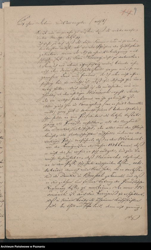 Obraz 13 z jednostki "A. betr. Leo Kaplinski, Maler, Gatte der Pflegetochter des Grafen Sewerin Mielżyński"