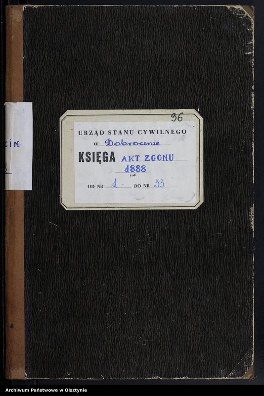 image.from.unit.number "Sterbe-Neben-Register Nr 1 - 33"