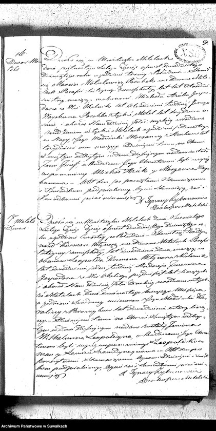 image.from.unit.number "Duplikat Aktów Urzędnika Stanu Cywilnego Katolików Parafii Metelskiey Urodzonych, Zaślubionych y Zmarłych Od 1 Stycznia do 1 Grudnia 1829"