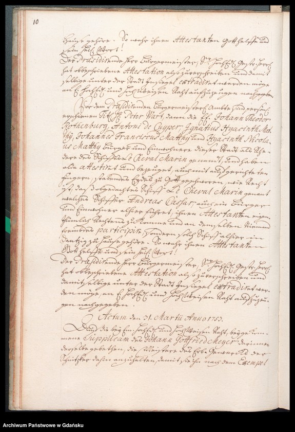 image.from.unit.number "Actum coram Officio […] Nathanaelis Godfredi Ferber Praeconsulis ac Praesidis [14.III.1753-18.III.1754] Nathanaelis Godofredi Ferber nec non Fisci Administratoris [5.VII.1753-6.XI.1753] /indeks/"
