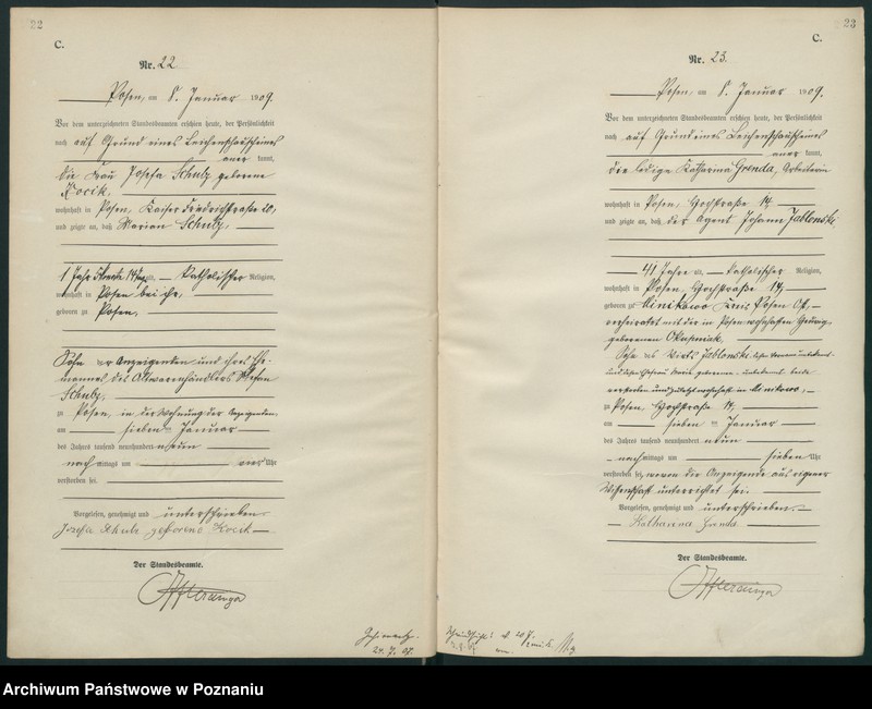 Obraz 14 z jednostki "Księga miejscowa zgonów tom I [Rejestr główny zgonów]"