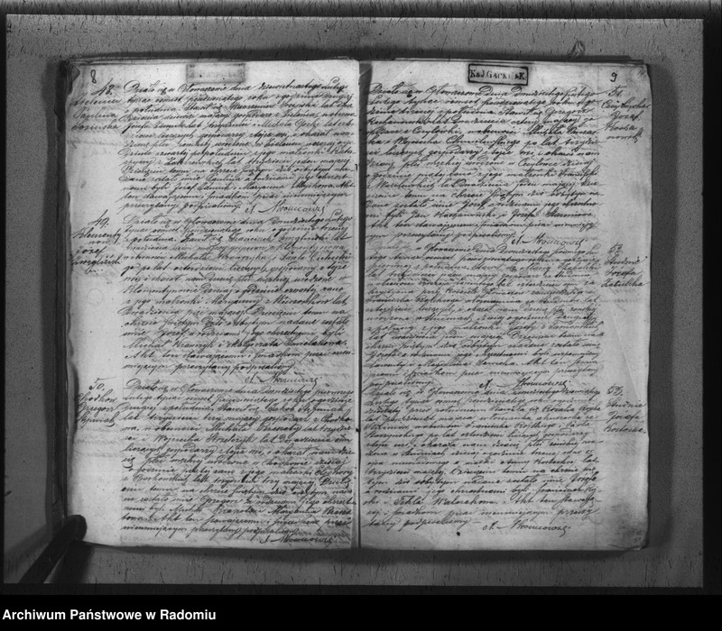 image.from.unit.number "[Duplikat akt urodzeń, małżeństw i zgonów parafii rzym.-kat. Głowaczów 1860 r.]"