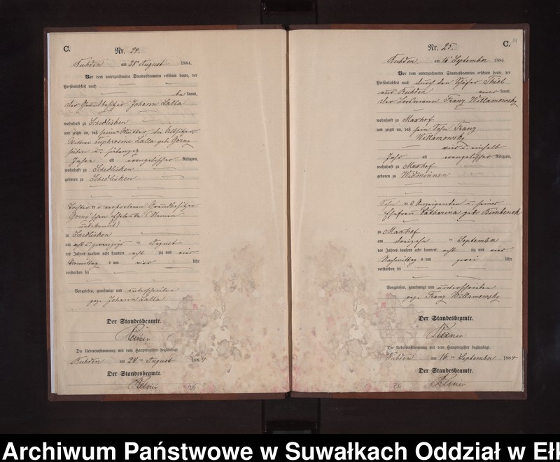 image.from.unit.number "Sterbe-Neben-Register des Preussischen Standes-Amtes Stasswinnen Kreis Loetzen"