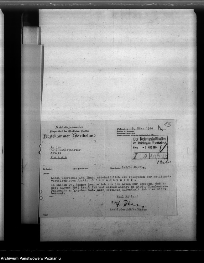 Obraz 16 z jednostki "Notdienstverpflichtung der Ärzte"