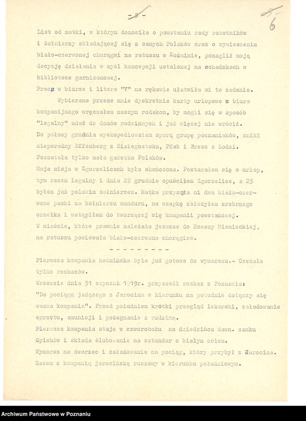 Obraz 18 z jednostki "Relacje i wspomnienia dotyczące powstania wielkopolskiego: 1. Krystynki, powiat Rawicz, województwo poznańskie, 2. Krotoszyn, powiat Krotoszyn, województwo poznańskie, 3. Krobia, powiat Gostyń, województwo poznańskie."