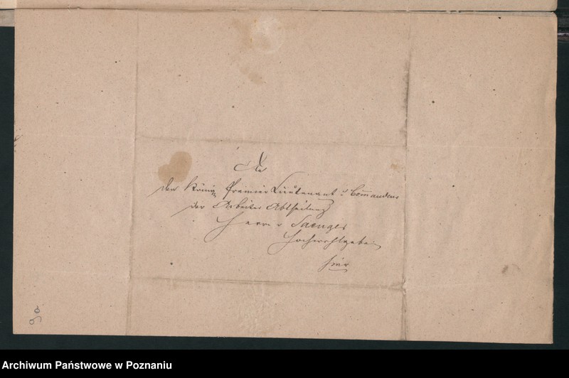 Obraz 13 z jednostki "A. betr. den polnischen Überläufer Lithografen Nicolaus Bachurski /Leon Lambruczewski/"