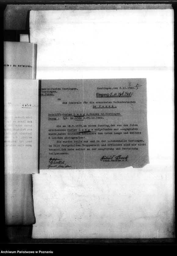 Obraz 12 z jednostki "Gustaw Lange aus Ossowo (powiat Gostyń)"