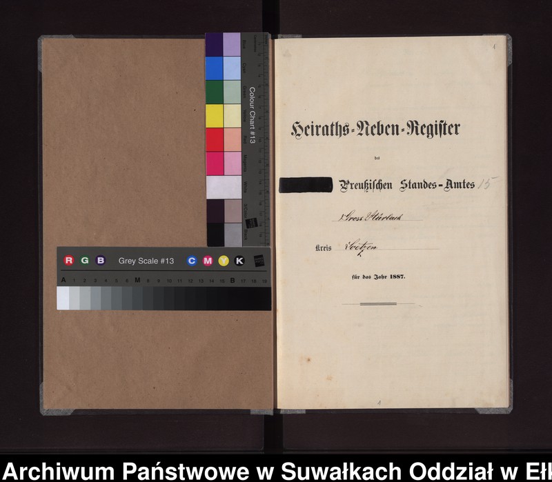 image.from.unit.number "Heiraths-Neben-Register des Preussischen Standes-Amtes Gross Stürlack Kreis Loetzen"