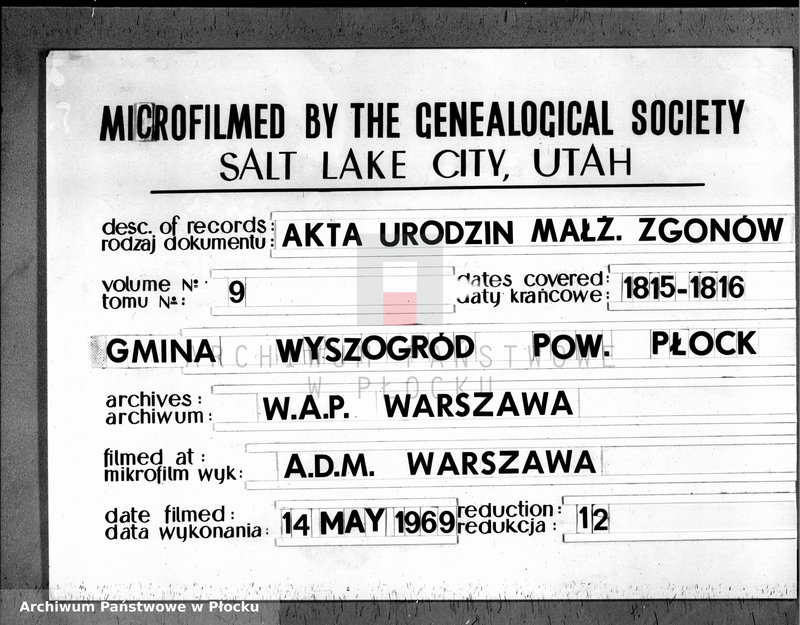image.from.unit.number "Akta urodzeń, małżeństw i zgonów"