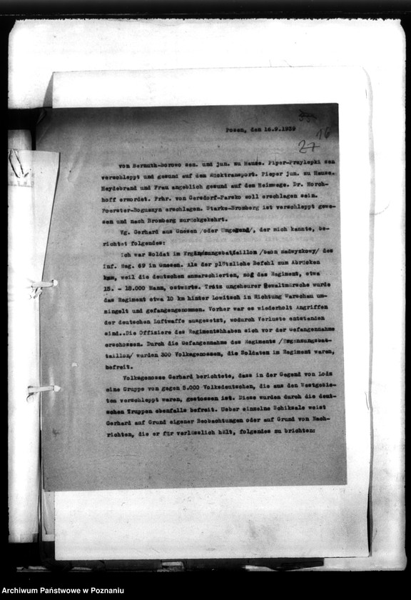 Obraz 19 z jednostki "Berichte über Verhaftungen, Misshandlungen usw."