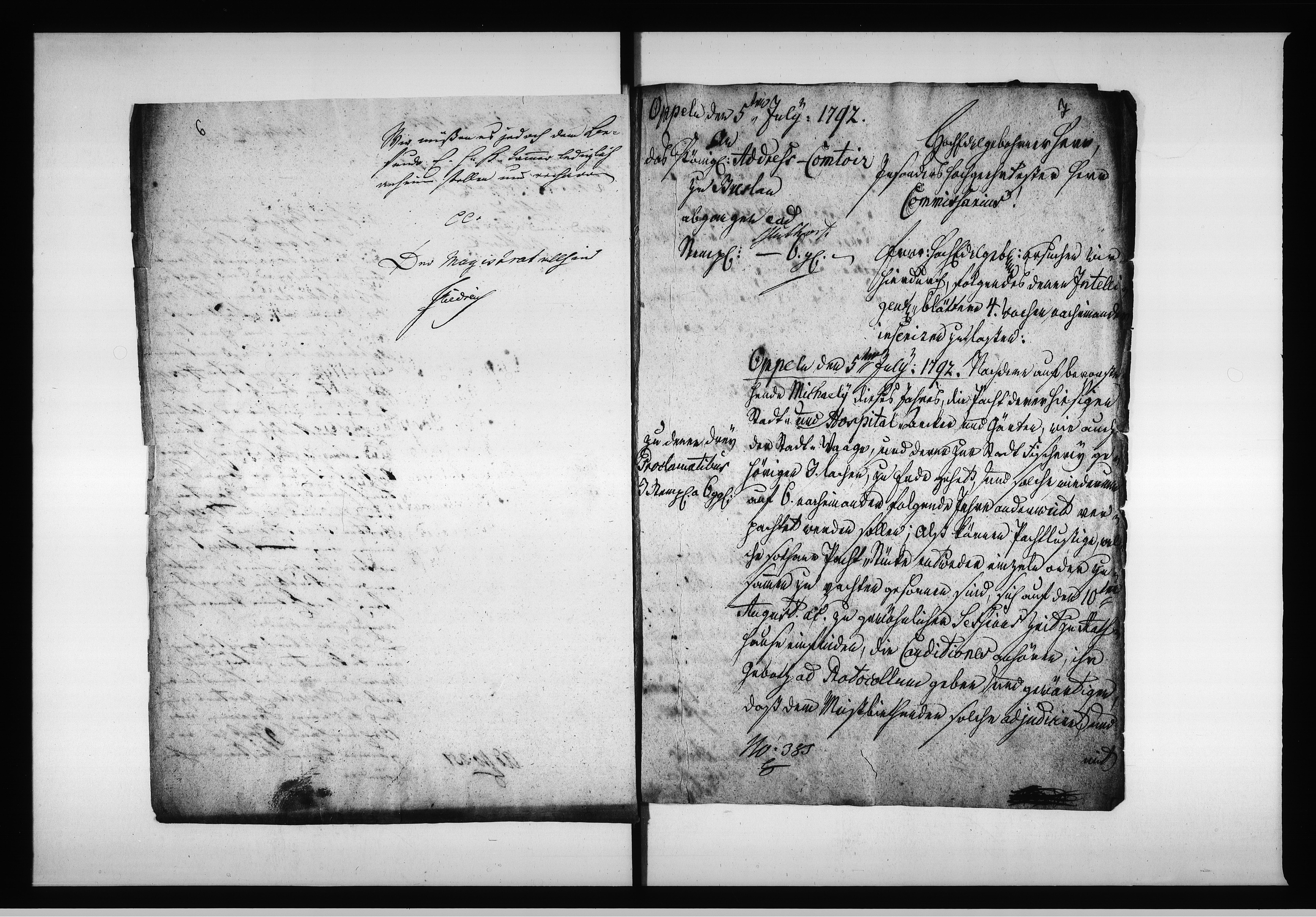 Obraz 11 z jednostki "Acta die Verpachtung derer Städtischen und Hospital Acker=Stücken betreffend. Vom 1792 bis März 1798 und von 1798 bis 1804 [...] Vol. III"