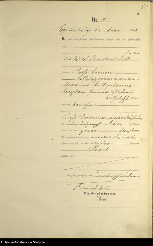 image.from.unit.number "Geburts-Haupt-Register Nr 1 - 62"