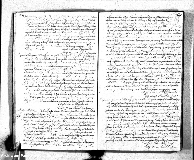 image.from.unit.number "Akta Zaślubionych Gminy Mirosławskiej na Rok 1824"